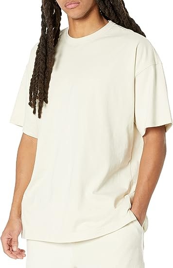 Men's Oversized Heavyweight Cotton Short-Sleeve T-Shirt